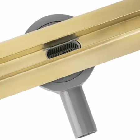 Set rigola pentru dus plus capac auriu periat Rea Neox Slim Pro 90 cm [6]