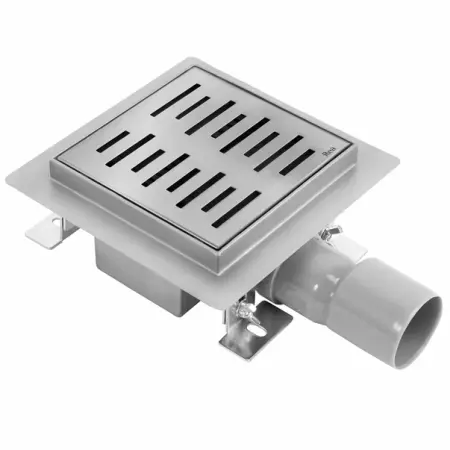 Cabine dus - Set rigola pentru dus plus capac inox periat Rea Line 15 cm