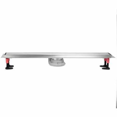 Set rigola pentru dus plus capac inox periat Rea Neox Superflow 80 cm [4]