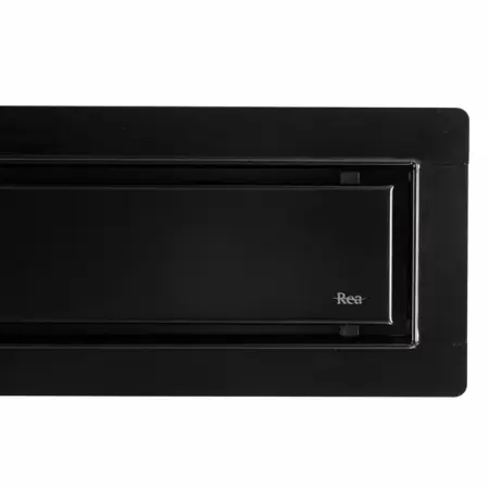 Set rigola pentru dus plus capac negru Rea Neox Superflow 70 cm [7]