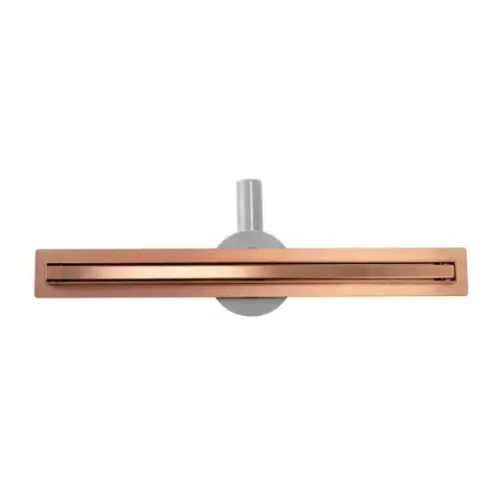 Set rigola pentru dus plus capac Rea Neo Pure Slim finisaj cupru periat 80 cm [6]