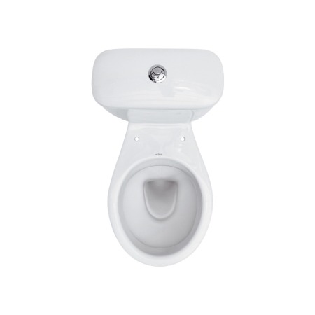 Set vas WC Cersanit, President, stativ, cu rezervor si capac din duroplast inclus, alb [4]