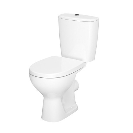 Seturi vase wc monobloc - Set vas WC stativ Cersanit, Arteco New, Rimless, cu rezervor si capac Soft-Close si Easy Off inclus