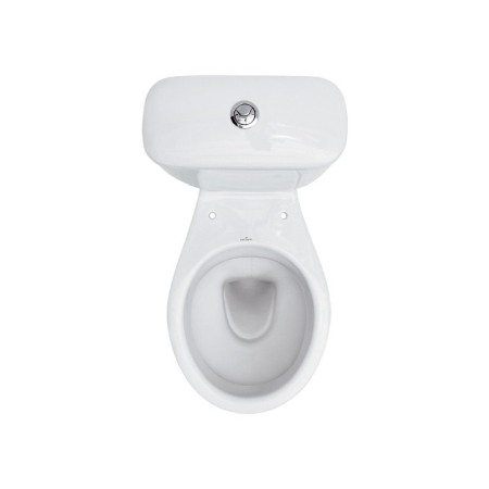 Set vas WC stativ Cersanit, President, cu rezervor si capac din polipropilena inclus, alb [4]