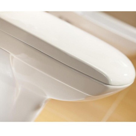 Set vas wc suspendat, Cersanit, Carina, clean on, cu capac soft close si easy off, alb [7]
