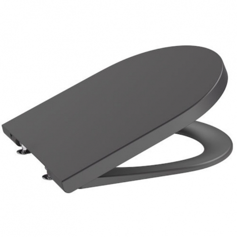 Set Vas WC suspendat cu rezervor incastrat si capac soft-close Roca Inspira Round Rimless 37x56 cm evacuare orizontala [3]