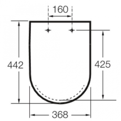 Set Vas WC suspendat cu rezervor incastrat si capac soft-close Roca Inspira Round Rimless 37x56 cm evacuare orizontala [4]