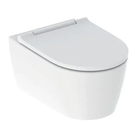 Obiecte Sanitare - Set vas wc suspendat Geberit One TurboFlush alb cu capac softclose