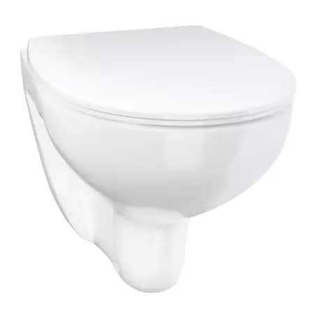 Set vas WC suspendat Grohe Bau Ceramic Rimless si capac slim softclose [2]