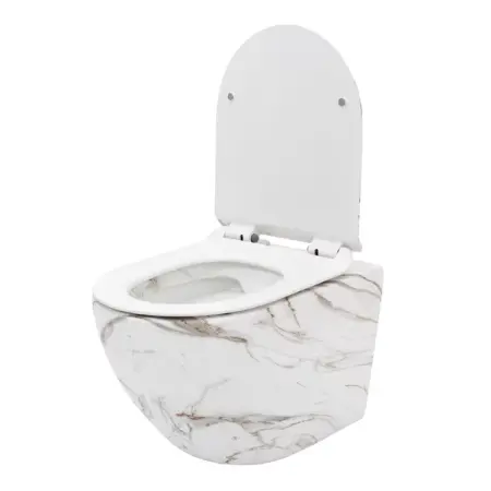Set vas wc suspendat Rea Carlos Lava rimless cu capac softclose [3]