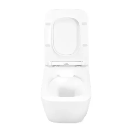 Set vas WC suspendat Rea Martin rimless cu capac softclose alb [3]