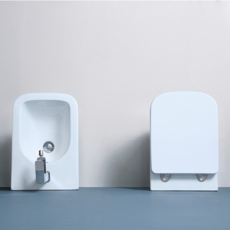 Set vas wc suspendat si capac softclose Fluminia Tornado Flush [1]