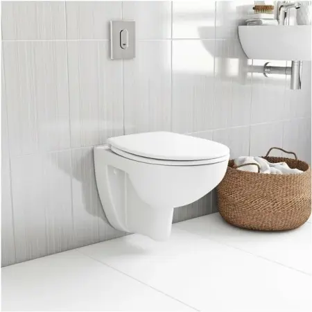 Obiecte Sanitare - Set vas WC suspendat si capac softclose Grohe Bau Ceramic Rimless