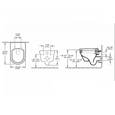 Set vas WC suspendat Villeroy &amp; Boch, Architectura, cu capac soft close, quick release, alb alpin rotund, direct flush [1]