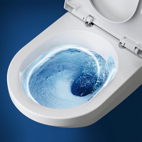 Set vas WC suspendat Villeroy & Boch, Architectura, TwistFlush, cu capac, 37 x 53 cm [2]