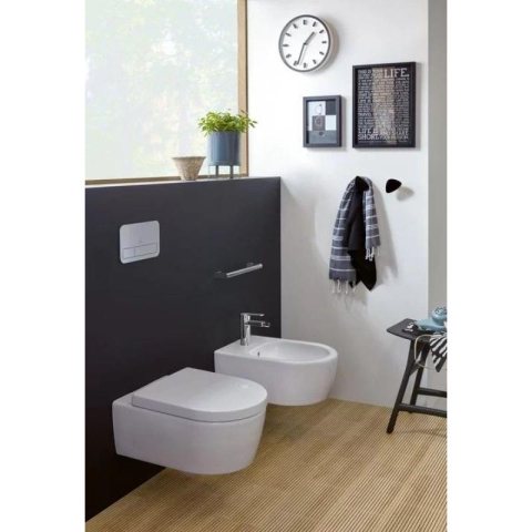 Set vas WC suspendat Villeroy & Boch Avento DirectFlush CeramicPlus cu capac închidere lentă, alb Alpin [8]