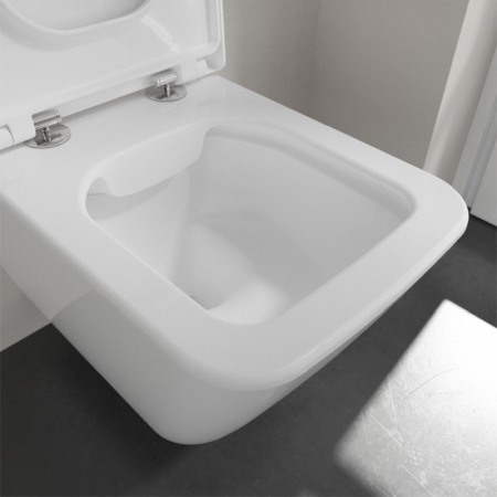 Set vas wc suspendat, Villeroy & Boch, Finion, DirectFlush, cu capac soft close si quick release, alb alpin [1]