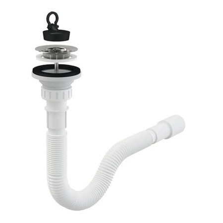 Accesorii baie - Set ventil si sifon pentru chiuveta, Alcadrain, 6/4 toli