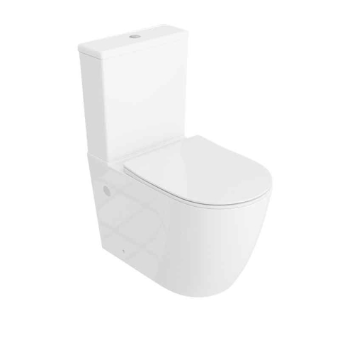 Obiecte Sanitare - Set WC monobloc, Spectrum, Robin 2.0, Tornado Flush, cu capac și rezervor, alb