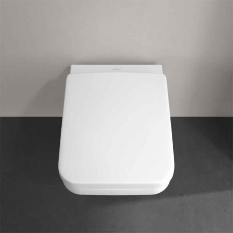Set WC suspendat Villeroy&Boch, Architectura, TwistFlush, cu capac soft close, quick release, alb [4]