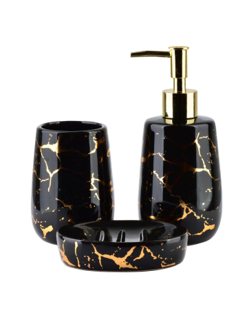 Accesorii baie - Seturi baie 322123 negru