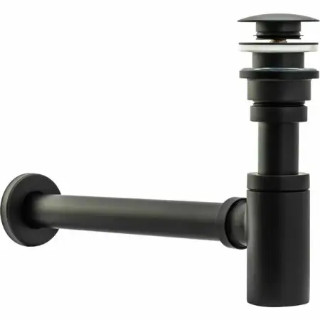 Sifon cu ventil Click-Clack universal Rea Old negru mat periat [1]