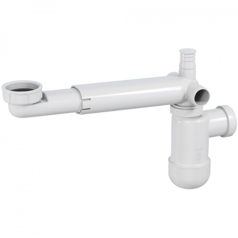 Accesorii baie - Sifon de baie Deante Space-Saver Lux alb
