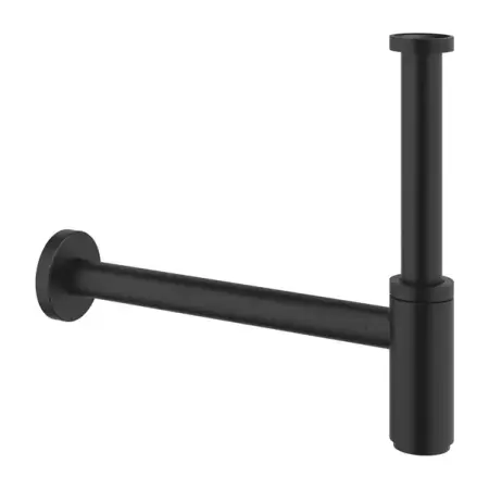 Accesorii baie - Sifon estetic pentru lavoar Grohe negru mat Phantom Black