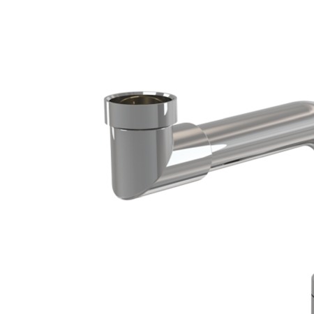 Sifon lavoar Alcaplast, metal. pentru economie de spatiu, crom [2]
