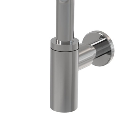 Sifon lavoar Alcaplast, metal. pentru economie de spatiu, crom [3]