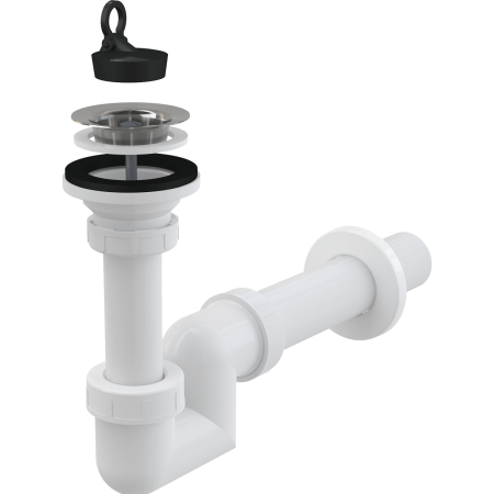 Accesorii baie - Sifon lavoar cu sita din otel inoxidabil A412-DN40