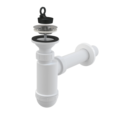 Accesorii baie - Sifon lavoar dn 40 cu sita din otel inoxidabil dn 63 - a41