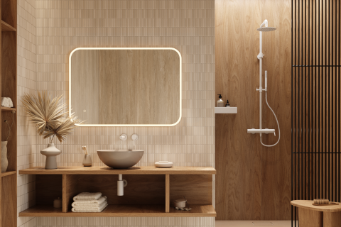Sifon lavoar tip sticlă Excellent D54 inox 304 alb mat [1]