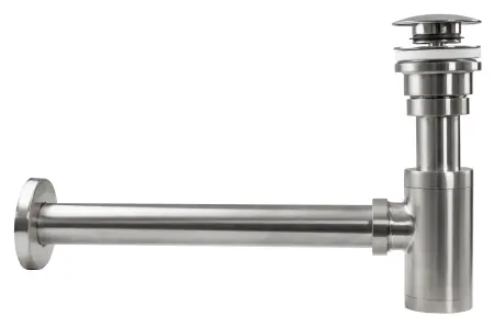 Sifon lavoar universal + Ventil tip Click-Clack Inox periat, Rea [1]