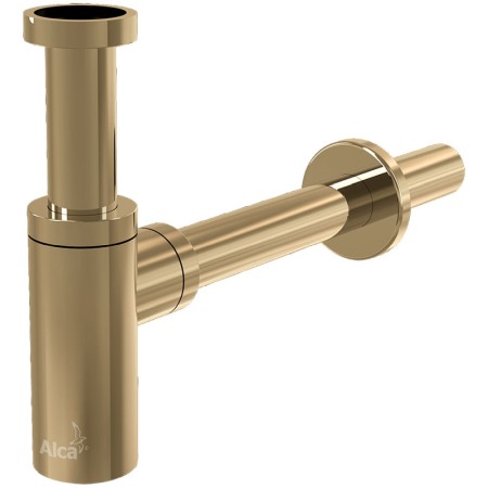 Accesorii baie - Sifon pentru lavoar, Alcadrain, metal, DN32, auriu