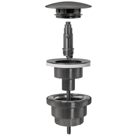 Sifon pentru lavoar Rea cu Dop klik-klak titan [3]