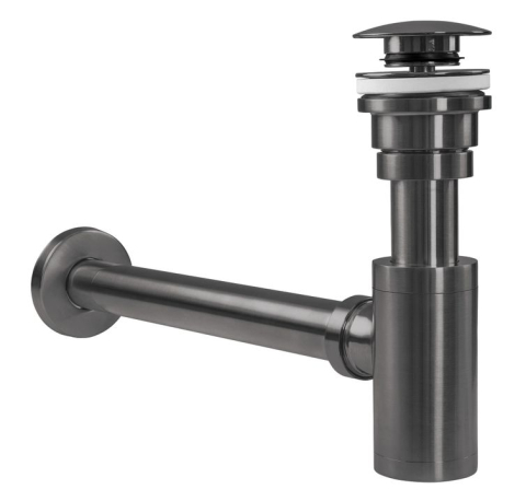 Sifon pentru lavoar Rea cu Dop klik-klak titan [1]