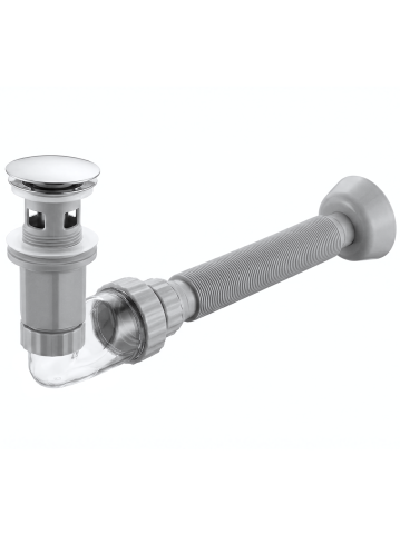 Accesorii baie - Sifon pentru lavoar REA Flow crom