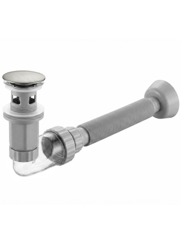 Sifoane, ventile si racorduri - Sifon pentru lavoar REA Flow crom periat