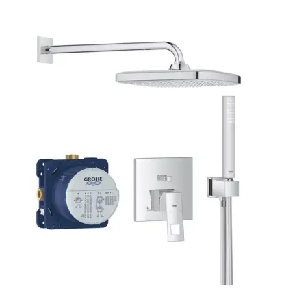 Sisteme de dus incastrate - Sistem de dus incastrat Grohe Eurocube New Tempesta 250 crom lucios
