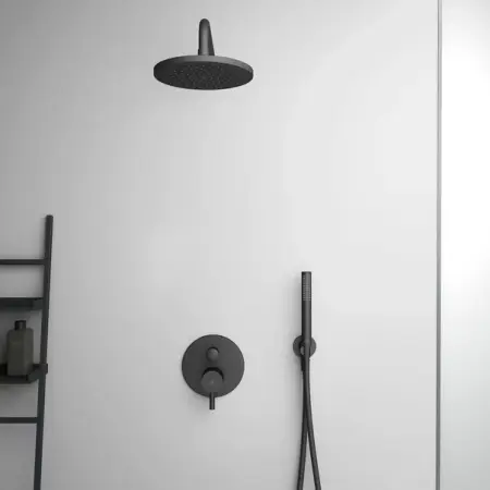 Sisteme de dus incastrate - Sistem de dus incastrat Ideal Standard Ceraline negru mat