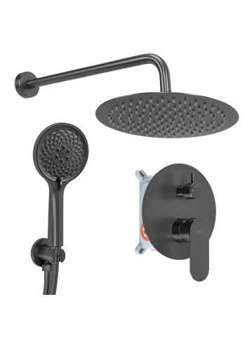 Set de dus incastrat Rea Drop finisaj titan cu sistem BOX montaj ingropat [0]