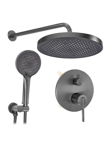 Sisteme de dus - Set de dus incastrat Rea Grace Titan BOX montaj ingropat in perete Anti-Calc PVD
