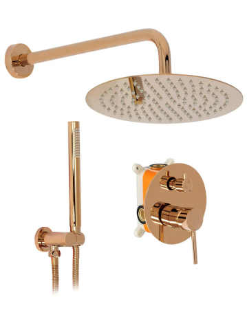 Sisteme de dus - Sistem de dus incastrat Rea Lungo + BOX cupru