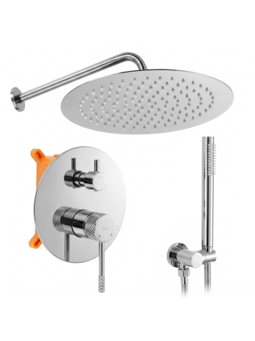 Sisteme de dus - Sistem de dus incastrat Rea Venti + BOX crom