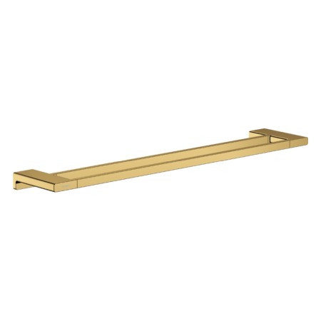 Accesorii baie - Suport de prosop dublu, Hansgrohe, AddStoris, auriu