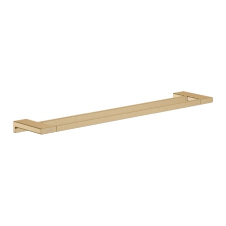 Accesorii baie - Suport de prosop dublu, Hansgrohe, AddStoris, bronz periat