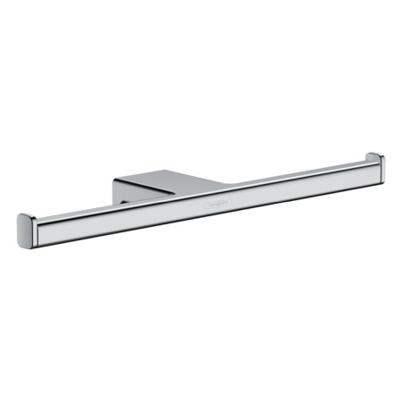 Accesorii toaleta - Suport dublu pentru hartie igienica, Hansgrohe, AddStoris, crom