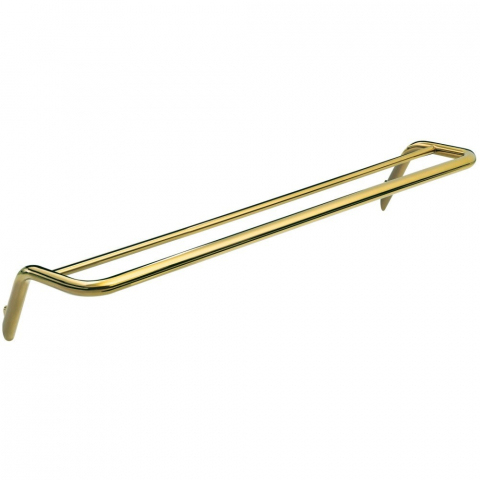 Accesorii baie - Suport dublu pentru prosop Deante Silia auriu