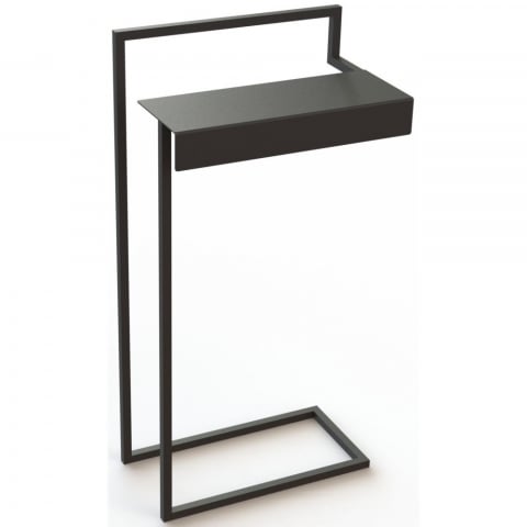 Accesorii baie - Suport freestanding Deante Mokko cu raft negru/mat
